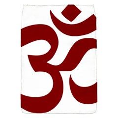 Hindu Om Symbol (Dark Red) Flap Covers (S) 