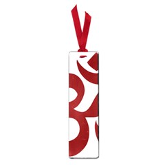 Hindu Om Symbol (dark Red) Small Book Marks by abbeyz71