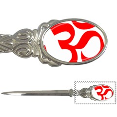 Hindu Om Symbol (Red) Letter Openers