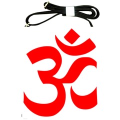 Hindu Om Symbol (Red) Shoulder Sling Bags