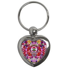 Hawaiian Poi Cartoon Dog Key Chains (Heart) 