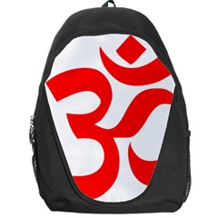 Hindu Om Symbol (Red) Backpack Bag