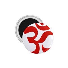 Hindu Om Symbol (red) 1 75  Magnets by abbeyz71