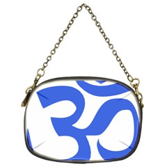 Hindu Om Symbol (royal Blue) Chain Purses (two Sides)  by abbeyz71