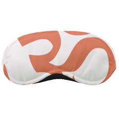 Hindu Om Symbol (Salmon) Sleeping Masks