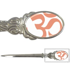 Hindu Om Symbol (Salmon) Letter Openers