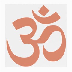 Hindu Om Symbol (salmon) Medium Glasses Cloth (2-side) by abbeyz71