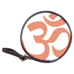 Hindu Om Symbol (Salmon) Classic 20-CD Wallets