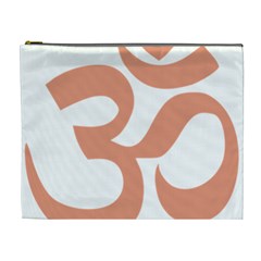 Hindu Om Symbol (salmon) Cosmetic Bag (xl)