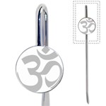 Hindu Om Symbol (Gray) Book Mark Front