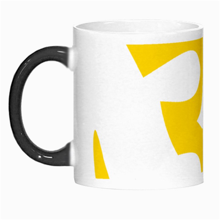 Hindu Om Symbol (Yellow) Morph Mugs