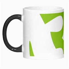 Hindu Om Symbol (lime Green) Morph Mugs by abbeyz71