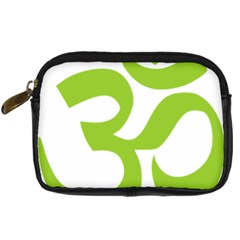 Hindu Om Symbol (lime Green) Digital Camera Cases