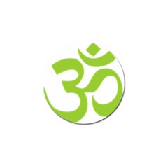 Hindu Om Symbol (lime Green) Golf Ball Marker by abbeyz71