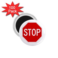 Stop Sign 1 75  Magnets (100 Pack) 