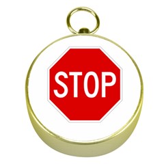 Stop Sign Gold Compasses
