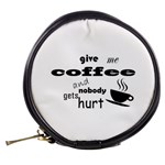 Give me coffee and nobody gets hurt Mini Makeup Bags Back