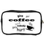 Give me coffee and nobody gets hurt Toiletries Bags 2-Side Front