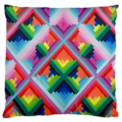 Rainbow Chem Trails Standard Flano Cushion Case (one Side) by Nexatart