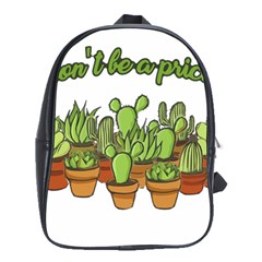 Cactus - Dont be a prick School Bags (XL) 