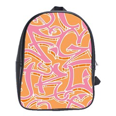 Abc Graffiti School Bags (xl)  by Nexatart