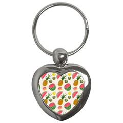 Fruits Pattern Key Chains (heart) 