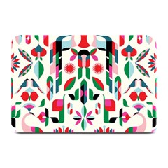 Abstract Peacock Plate Mats by Nexatart