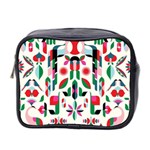 Abstract Peacock Mini Toiletries Bag 2-Side Front