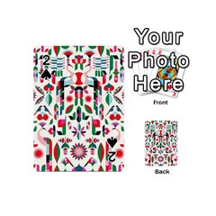 Abstract Peacock Playing Cards 54 (mini)  by Nexatart