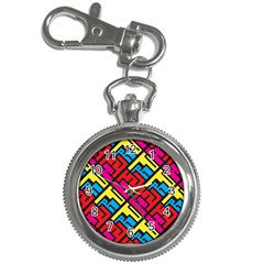 Hert Graffiti Pattern Key Chain Watches by Nexatart