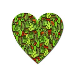 Cactus Heart Magnet