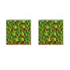 Cactus Cufflinks (Square)