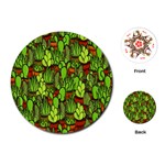 Cactus Playing Cards (Round)  Front