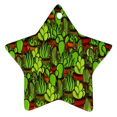 Cactus Star Ornament (Two Sides)