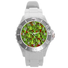 Cactus Round Plastic Sport Watch (L)