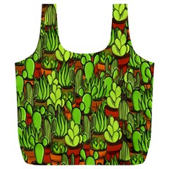 Cactus Full Print Recycle Bags (L) 