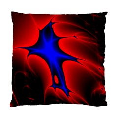 Space Red Blue Black Line Light Standard Cushion Case (two Sides)