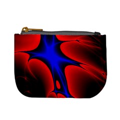 Space Red Blue Black Line Light Mini Coin Purses by Mariart