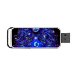 Sign Virgo Zodiac Portable Usb Flash (one Side) by Mariart