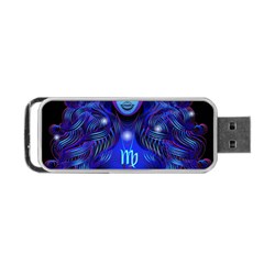 Sign Virgo Zodiac Portable Usb Flash (two Sides) by Mariart