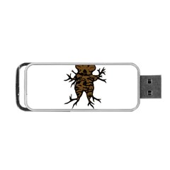 Mandrake Plant Portable Usb Flash (one Side) by Valentinaart