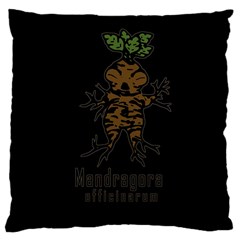 Mandrake Plant Large Cushion Case (one Side) by Valentinaart