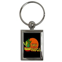 Cactus - Free Hugs Key Chains (rectangle)  by Valentinaart