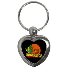 Cactus - Free Hugs Key Chains (heart) 