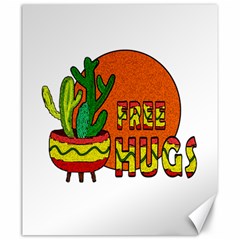 Cactus - Free Hugs Canvas 20  X 24   by Valentinaart