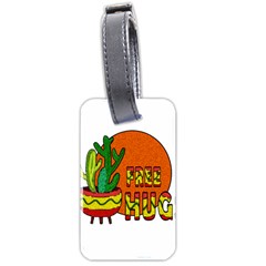 Cactus - Free Hugs Luggage Tags (two Sides) by Valentinaart