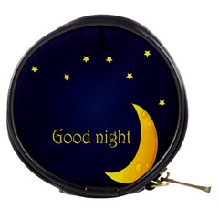 Star Moon Good Night Blue Sky Yellow Light Mini Makeup Bags by Mariart