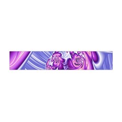 Space Stone Purple Silver Wave Chevron Flano Scarf (Mini)