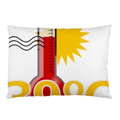 Thermometer Themperature Hot Sun Pillow Case by Mariart