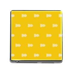 Waveform Disco Wahlin Retina White Yellow Memory Card Reader (Square)